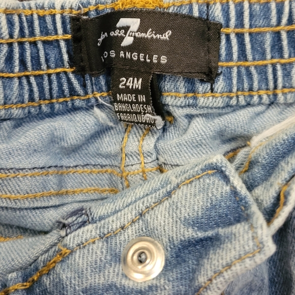 24 Month Toddler Skinny Jeans -  7 For All Mankind - Picture 4 of 6